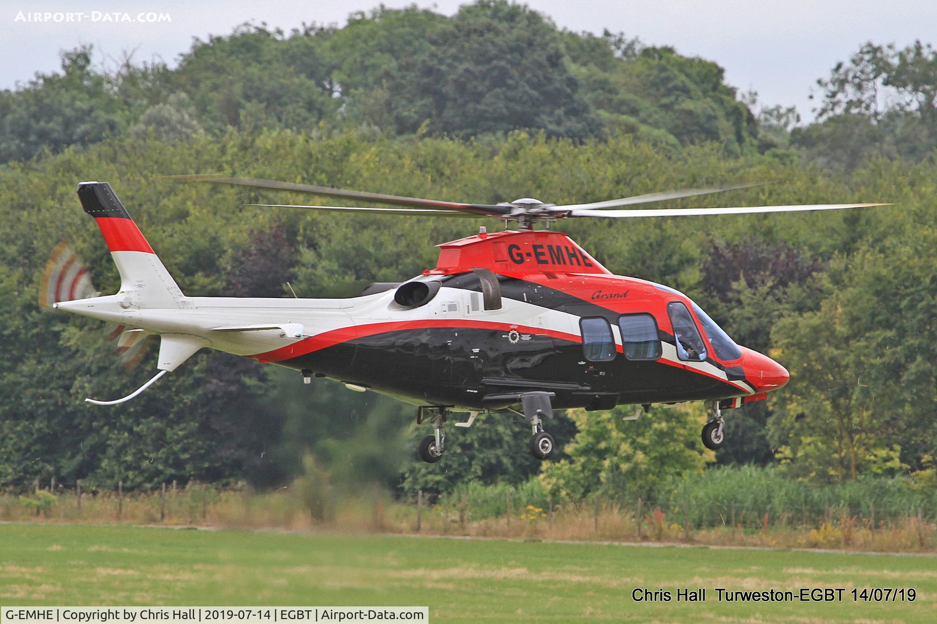 G-EMHE, 2011 Agusta A-109S Grand C/N 22182, Turweston, British Grand Prix weekend