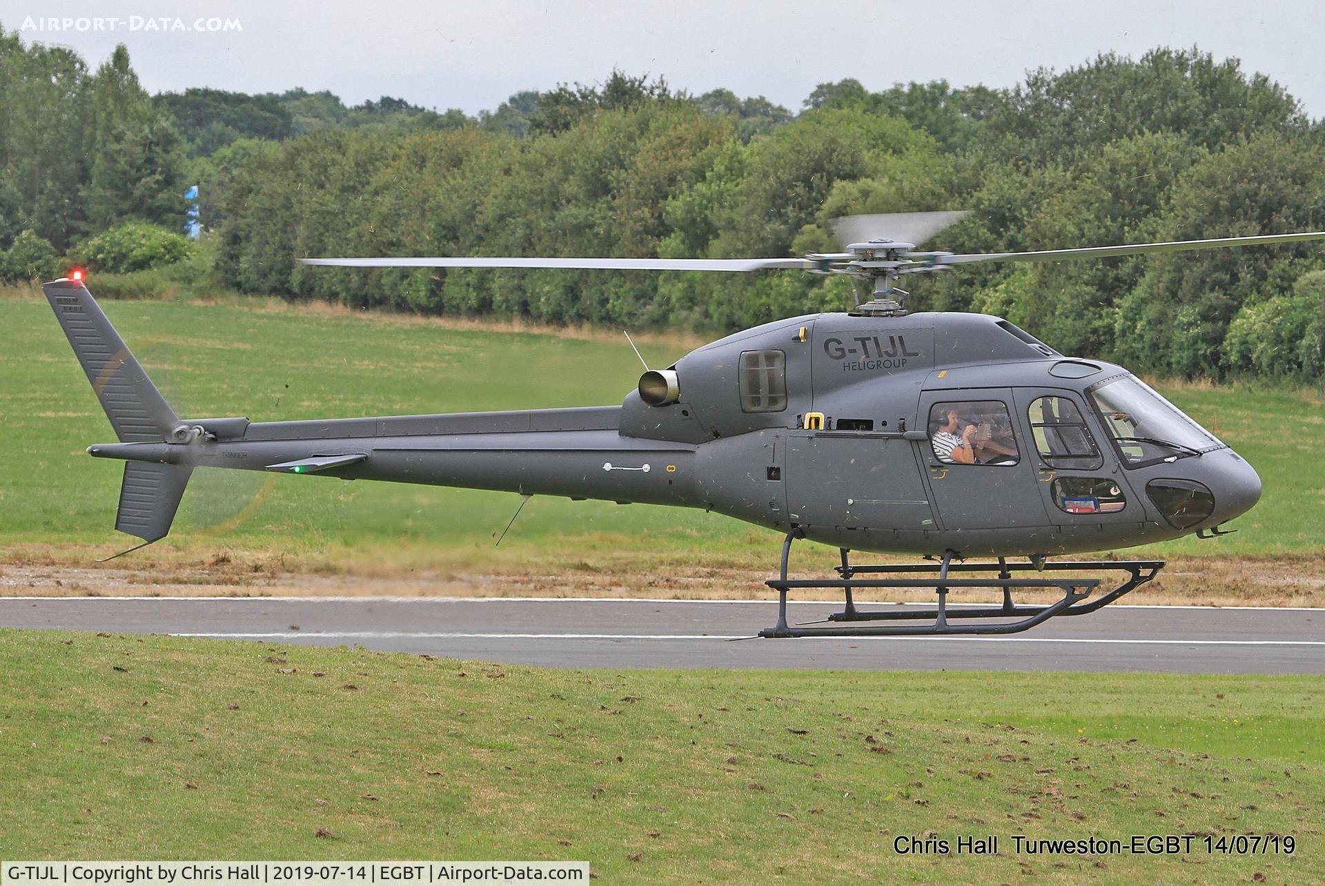 G-TIJL, 2017 Airbus Helicopters AS-355NP Ecureuil 2 C/N 5801, Turweston, British Grand Prix weekend