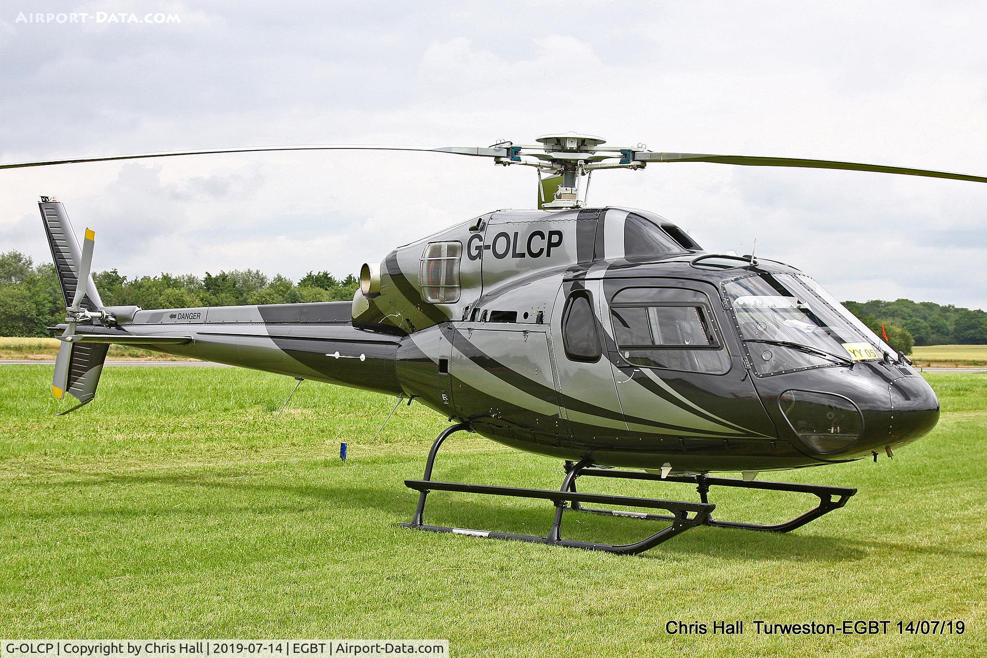 G-OLCP, 1994 Eurocopter AS-355N Ecureuil 2 C/N 5580, Turweston, British Grand Prix weekend