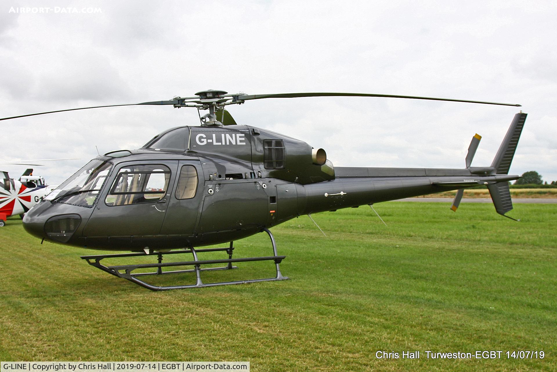 G-LINE, 1994 Eurocopter AS-355N Ecureuil 2 C/N 5566, Turweston, British Grand Prix weekend