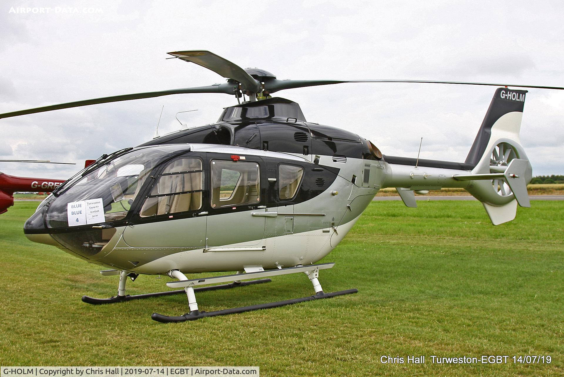 G-HOLM, 2007 Eurocopter EC-135T-2+ C/N 0574, Turweston, British Grand Prix weekend