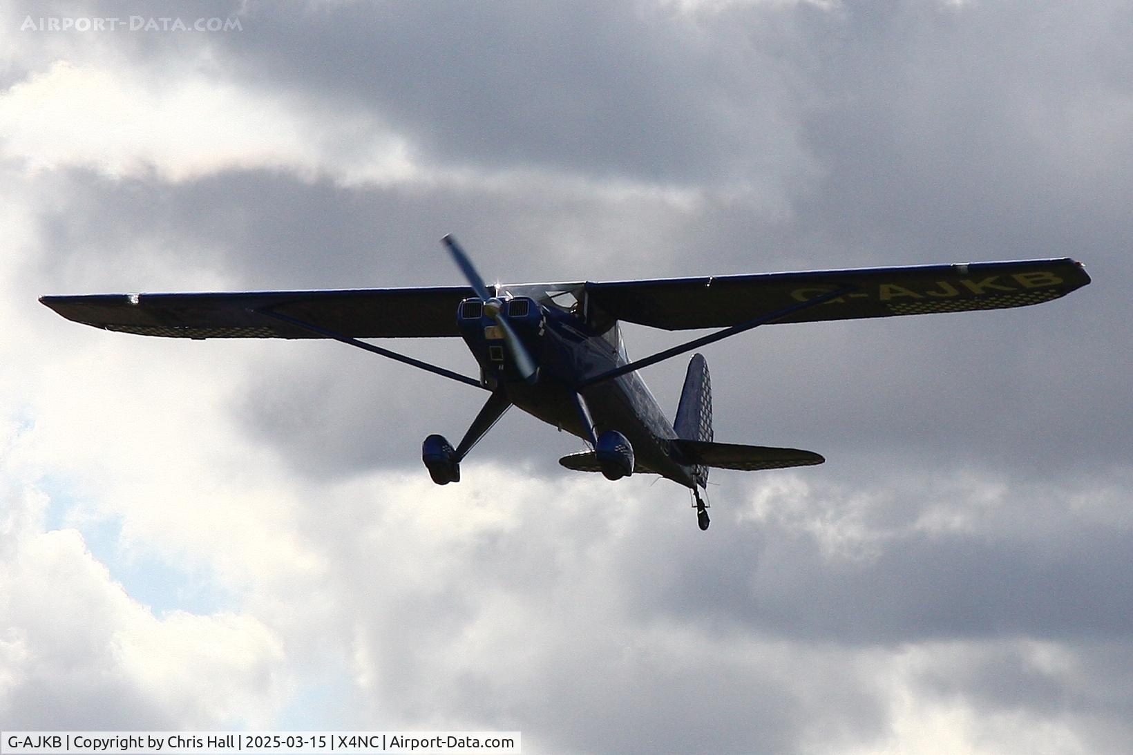 G-AJKB, 1946 Luscombe 8E Silvaire C/N 3058, North Coates Spring microlight fly in