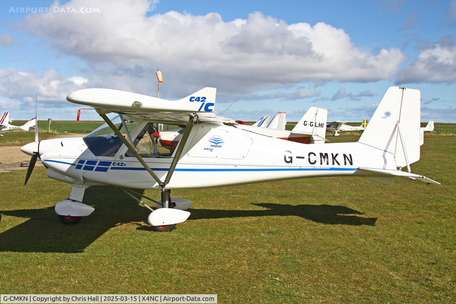 G-CMKN, 2022 Comco Ikarus C42 FB80 Charlie C/N 2203-7681, North Coates Spring microlight fly in