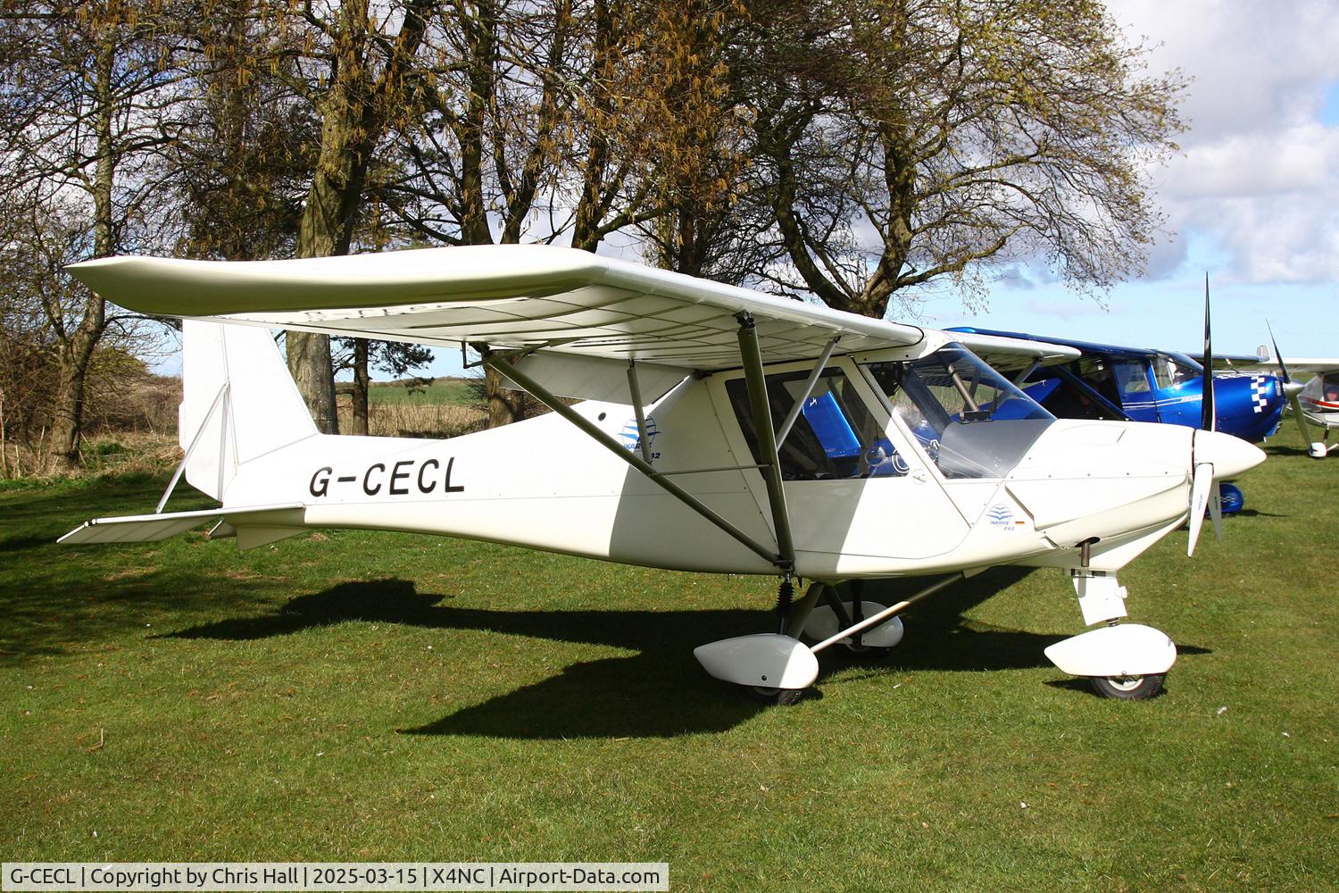 G-CECL, 2006 Comco Ikarus C42 FB80 C/N 0607-6834, North Coates Spring microlight fly in