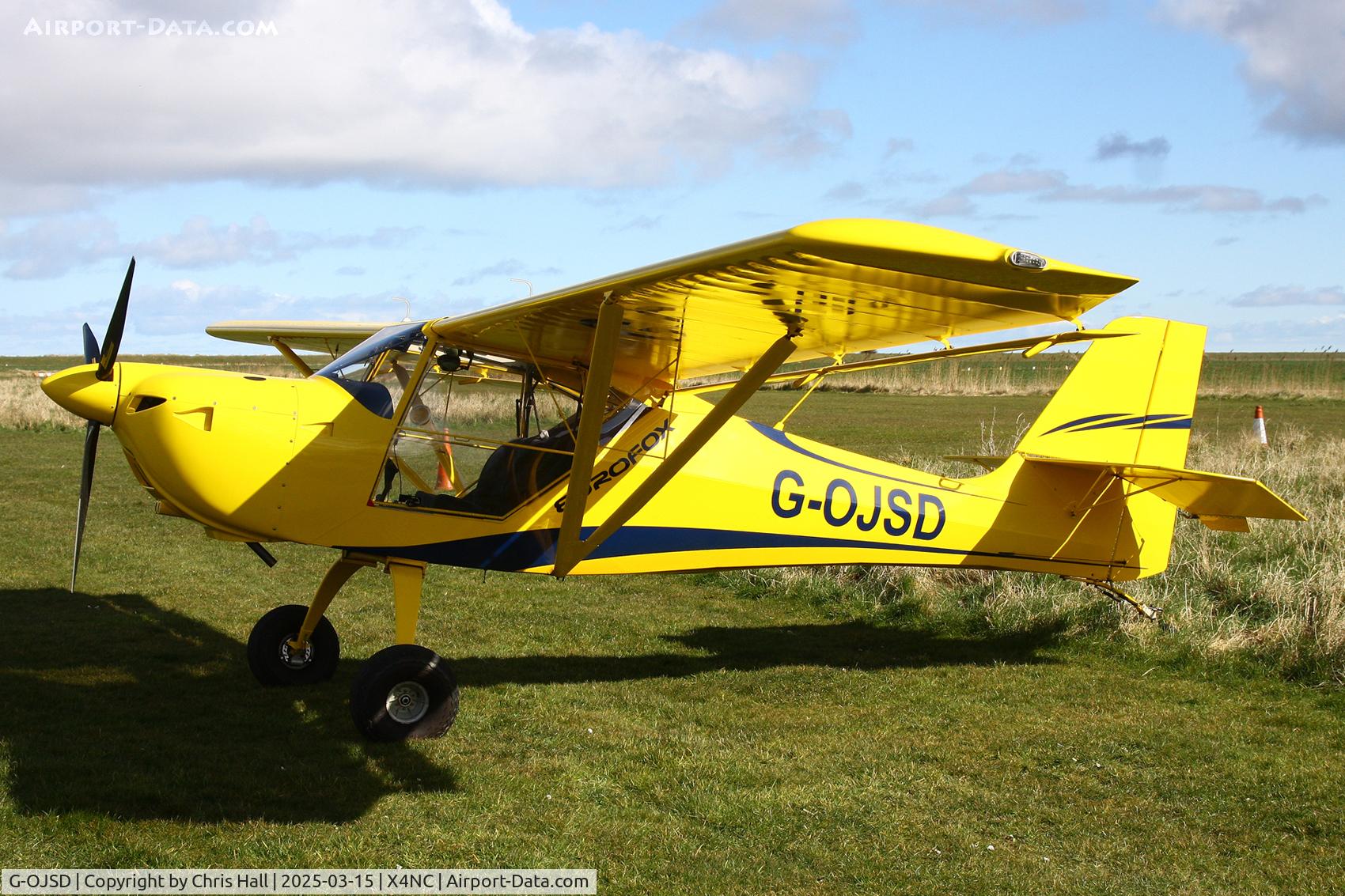 G-OJSD, 2016 Aeropro Eurofox  912(S) C/N LAA 376-15428, North Coates Spring microlight fly in