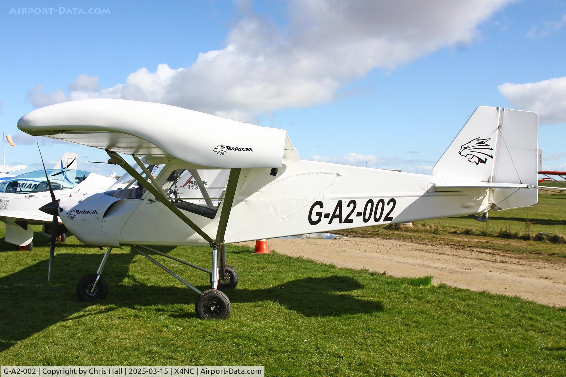 G-A2-002, 2024 The Light Aircraft Company Bobcat C/N Unknown, North Coates Spring microlight fly in