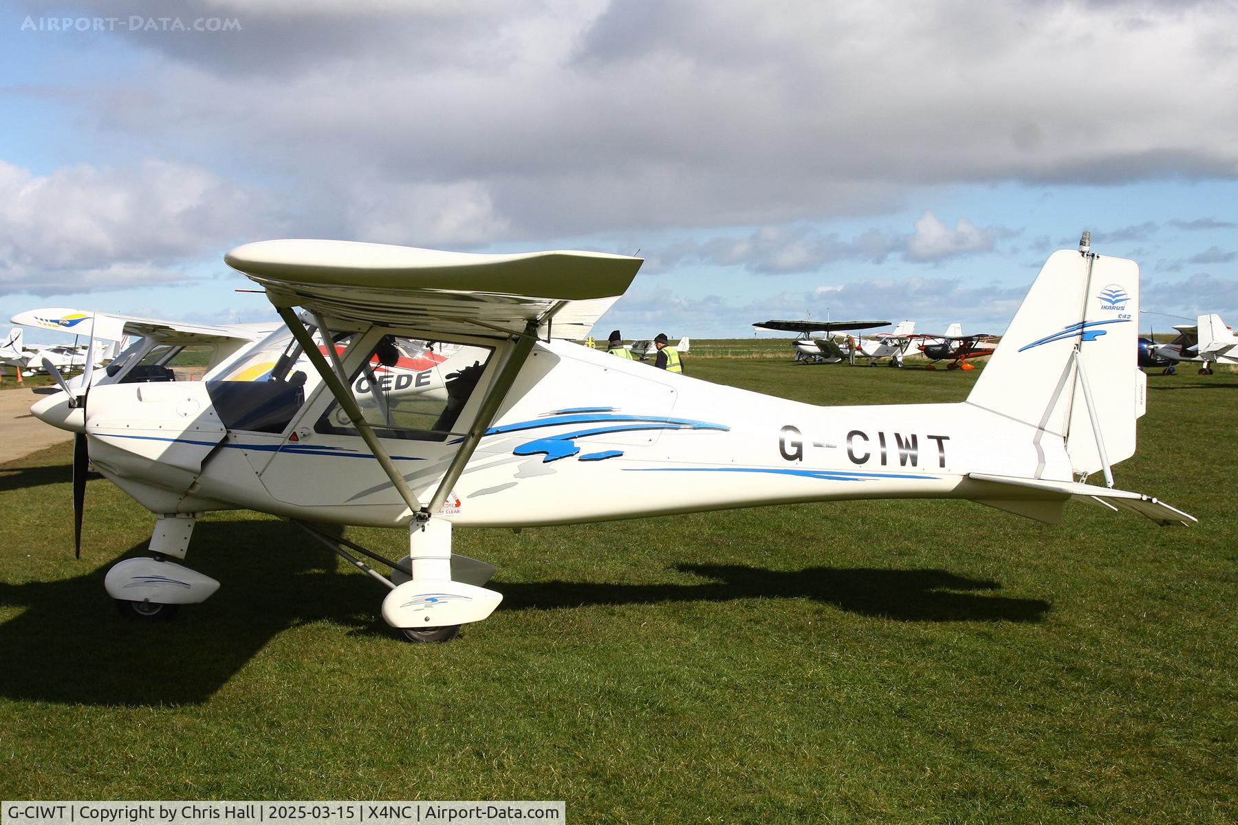 G-CIWT, 2015 Comco Ikarus C42 FB80 C/N 1507-7308, North Coates Spring microlight fly in
