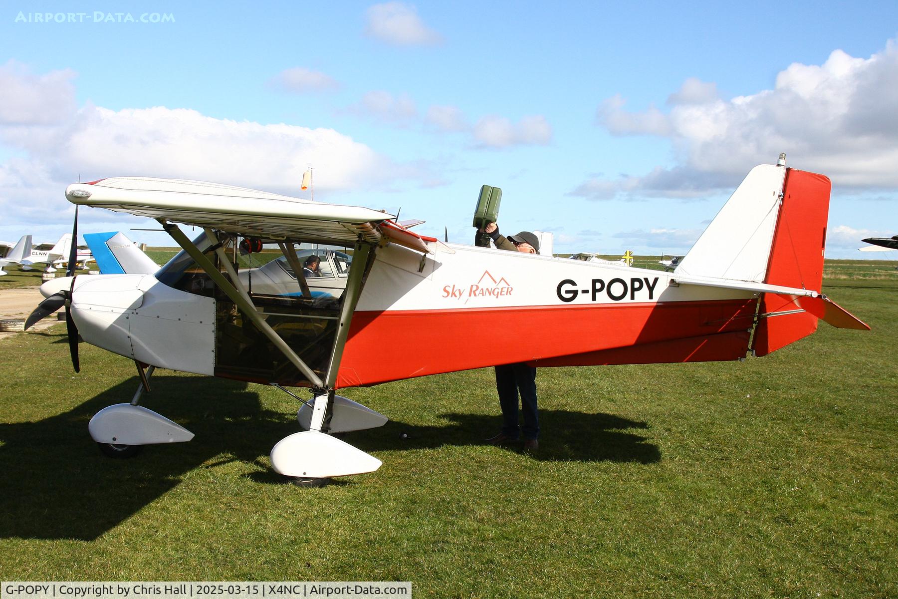 G-POPY, 2007 Best Off Skyranger Swift 912S(1) C/N BMAA/HB/519, North Coates Spring microlight fly in