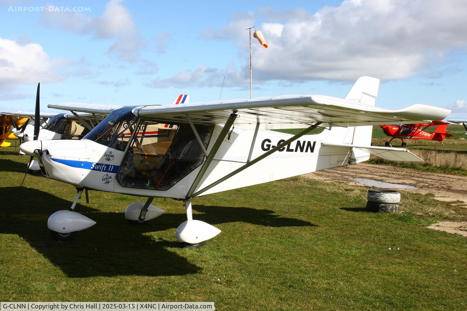 G-CLNN, 2020 Skyranger Swift 912(1) C/N BMAA/HB/711, North Coates Spring microlight fly in