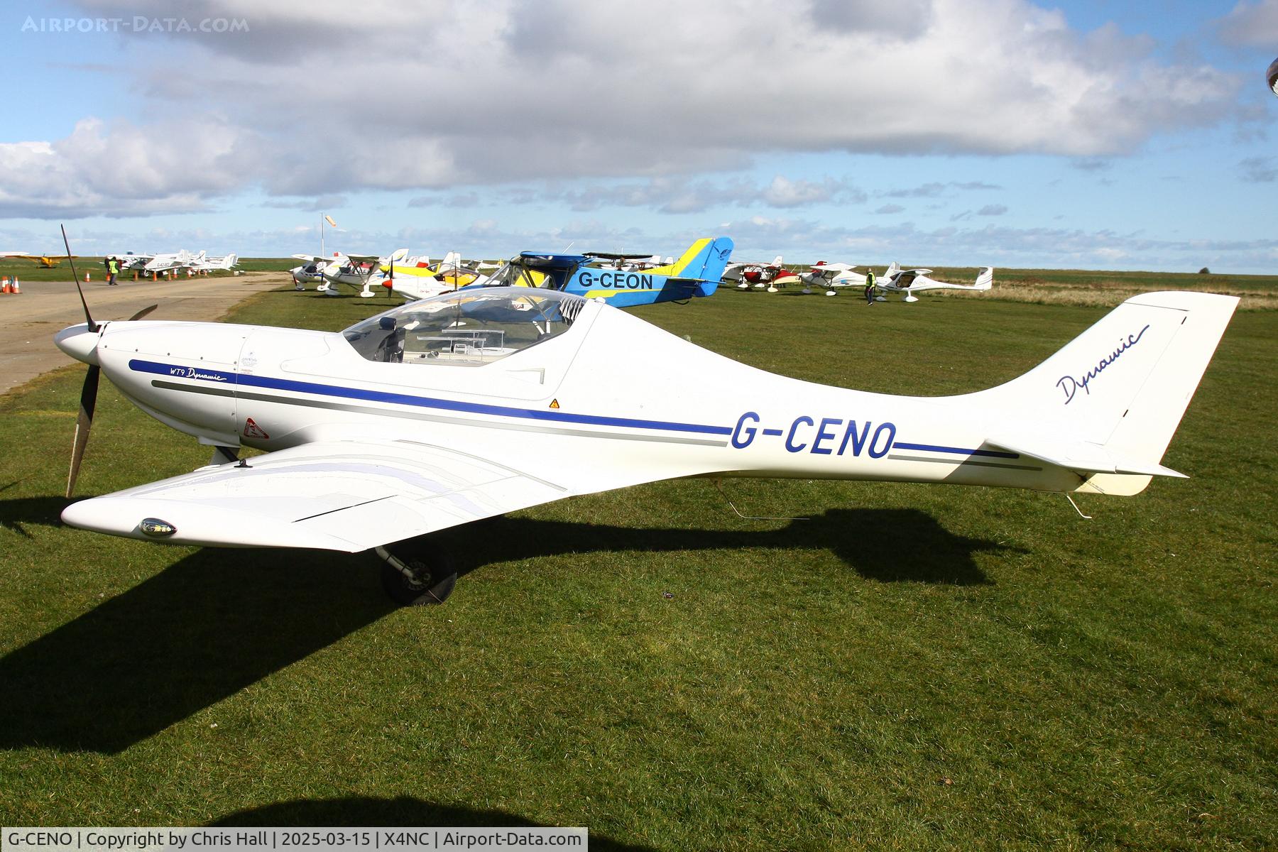 G-CENO, 2007 Yeoman Dynamic WT9 UK C/N DY188, North Coates Spring microlight fly in