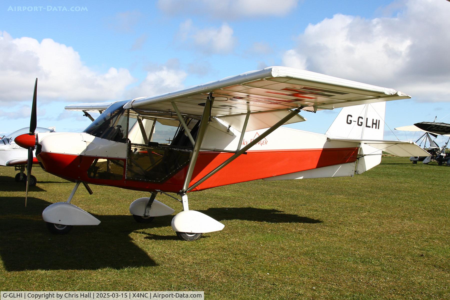 G-GLHI, 2004 Skyranger 912S(1) C/N BMAA/HB/392, North Coates Spring microlight fly in