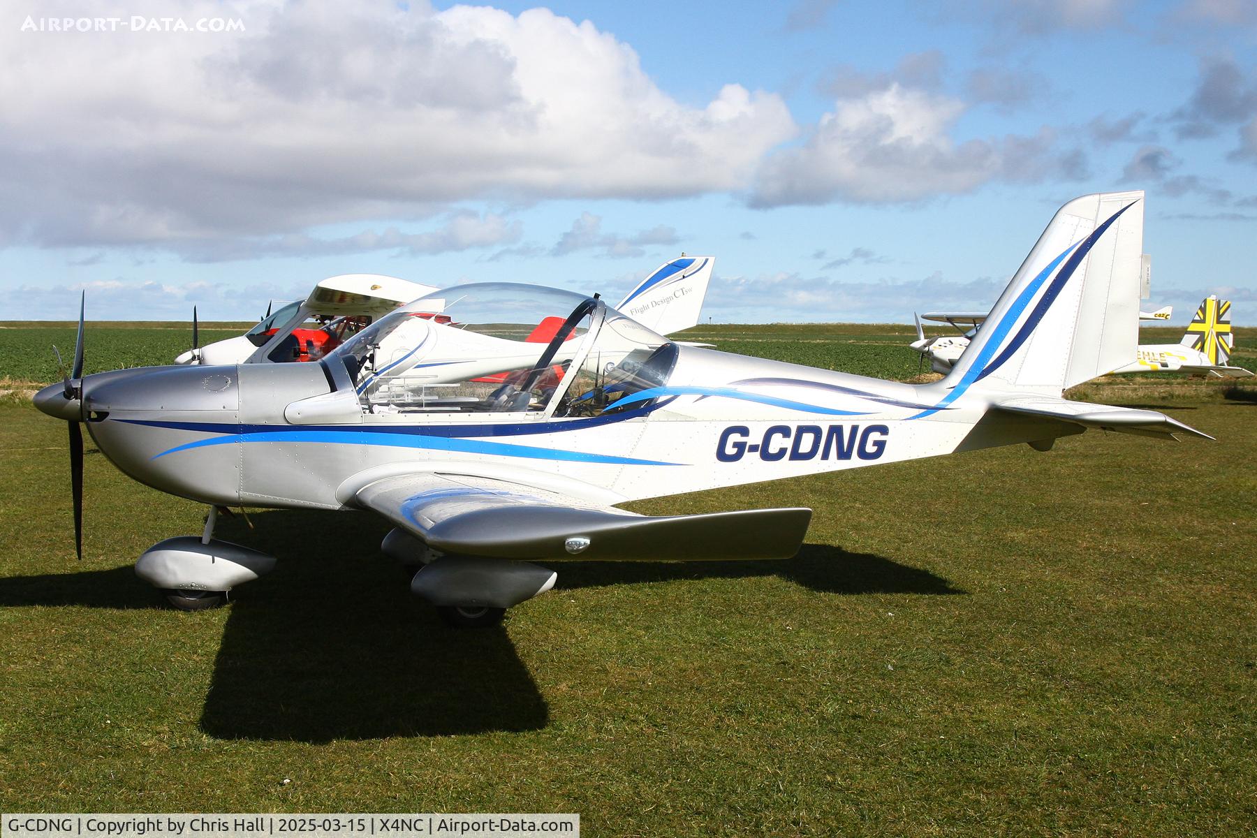 G-CDNG, 2005 Cosmik EV-97 Eurostar C/N 2319, North Coates Spring microlight fly in