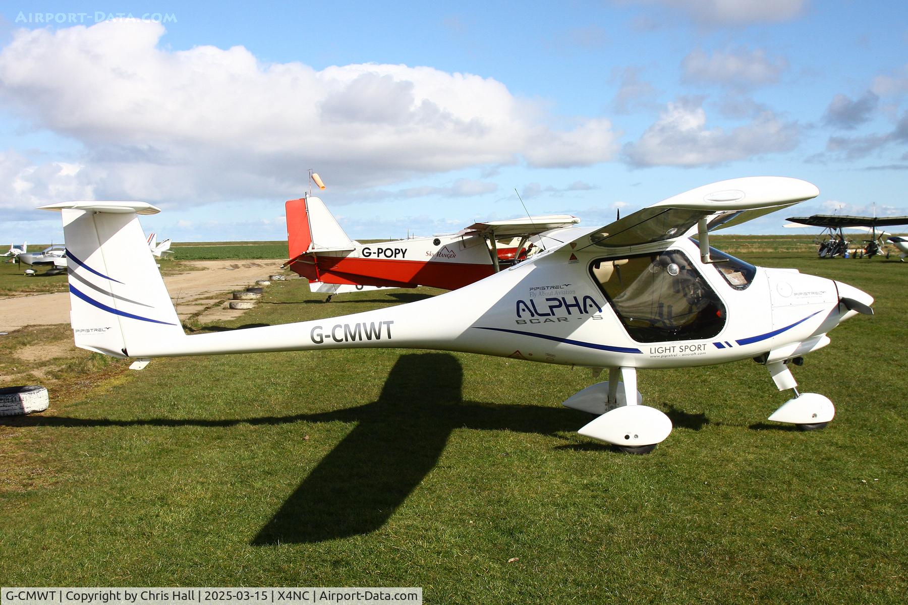 G-CMWT, 2024 Pipistrel D.O.O. Alpha BCAR-S 164A C/N AT164A0011, North Coates Spring microlight fly in