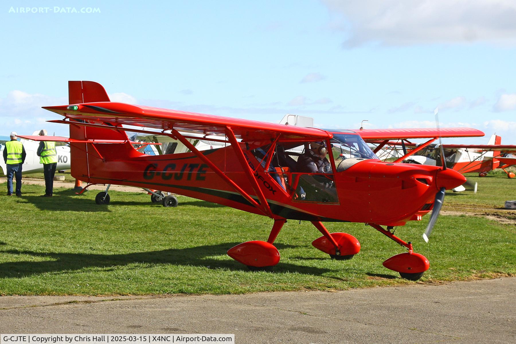G-CJTE, 2017 Aeropro Eurofox 3K C/N 50917, North Coates Spring microlight fly in