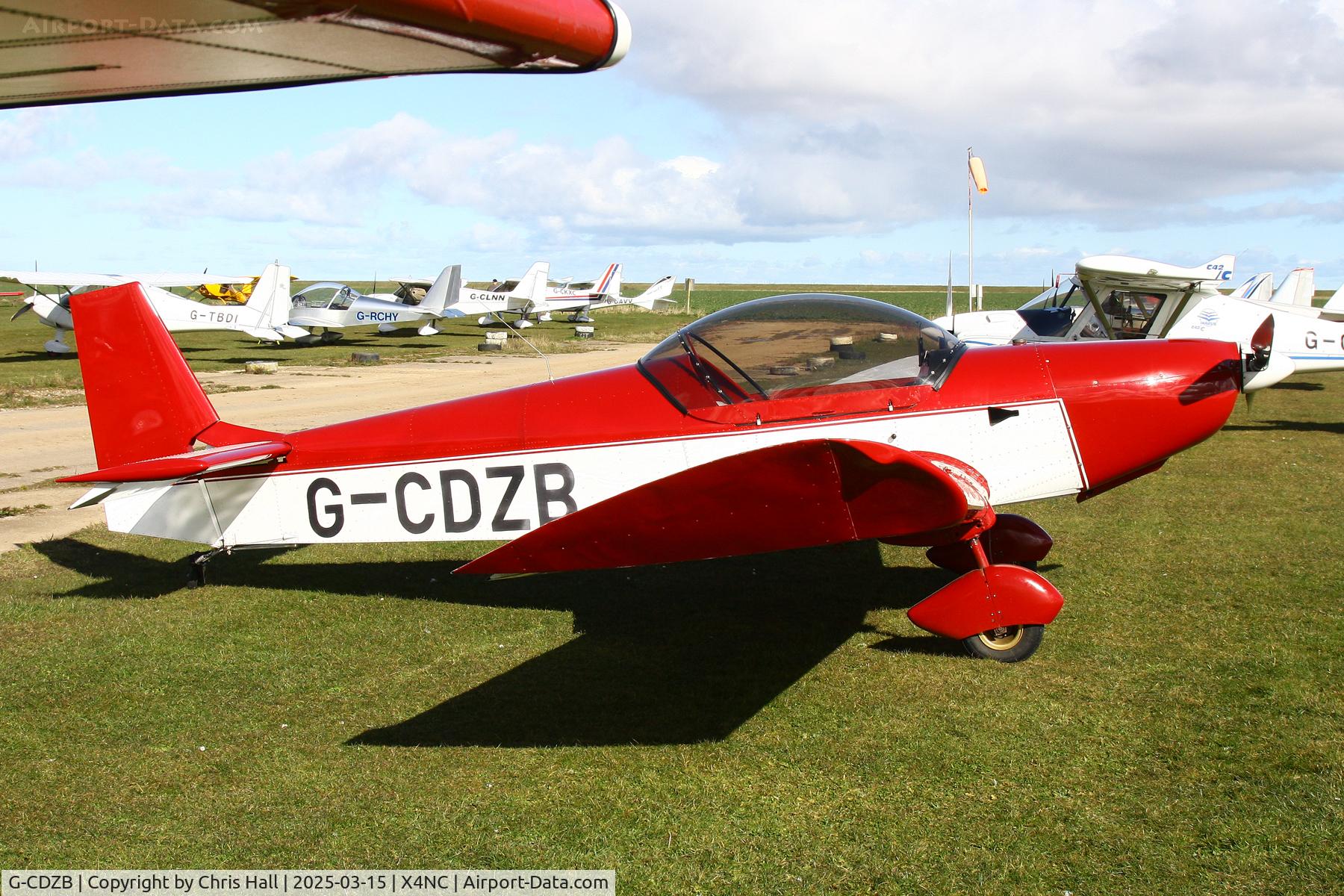 G-CDZB, 2006 Zenair CH-601UL Zodiac C/N PFA 162A-14431, North Coates Spring microlight fly in