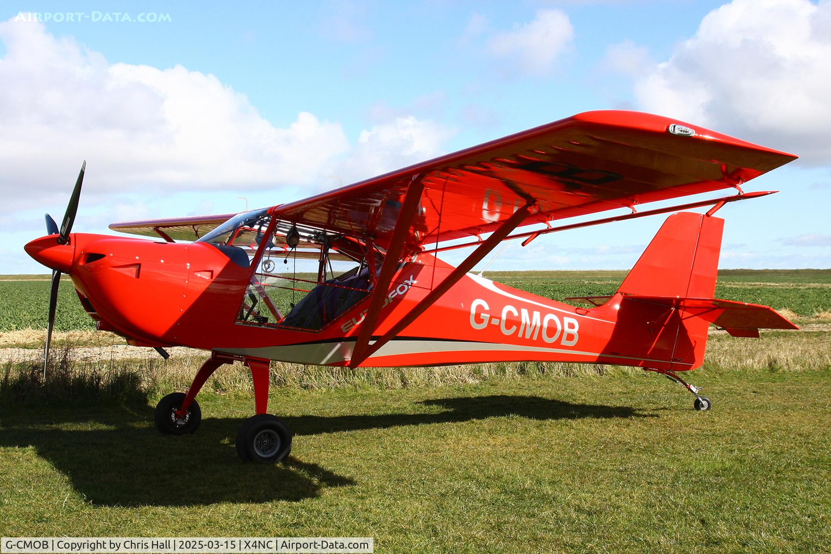 G-CMOB, 2023 Ascent Eurofox 2K C/N 404132, North Coates Spring microlight fly in