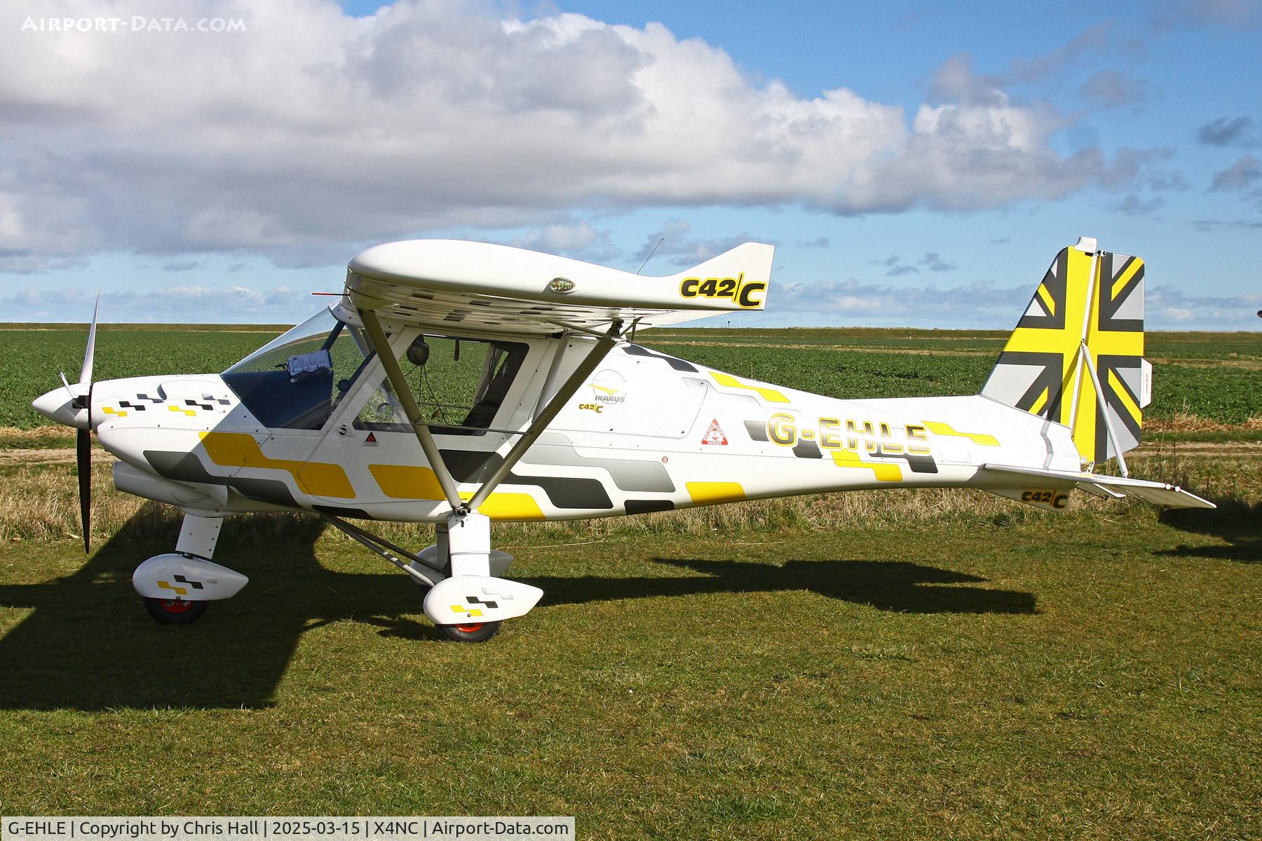 G-EHLE, 2023 Comco  Ikarus C42 FB100 Charlie C/N 42C-7694, North Coates Spring microlight fly in