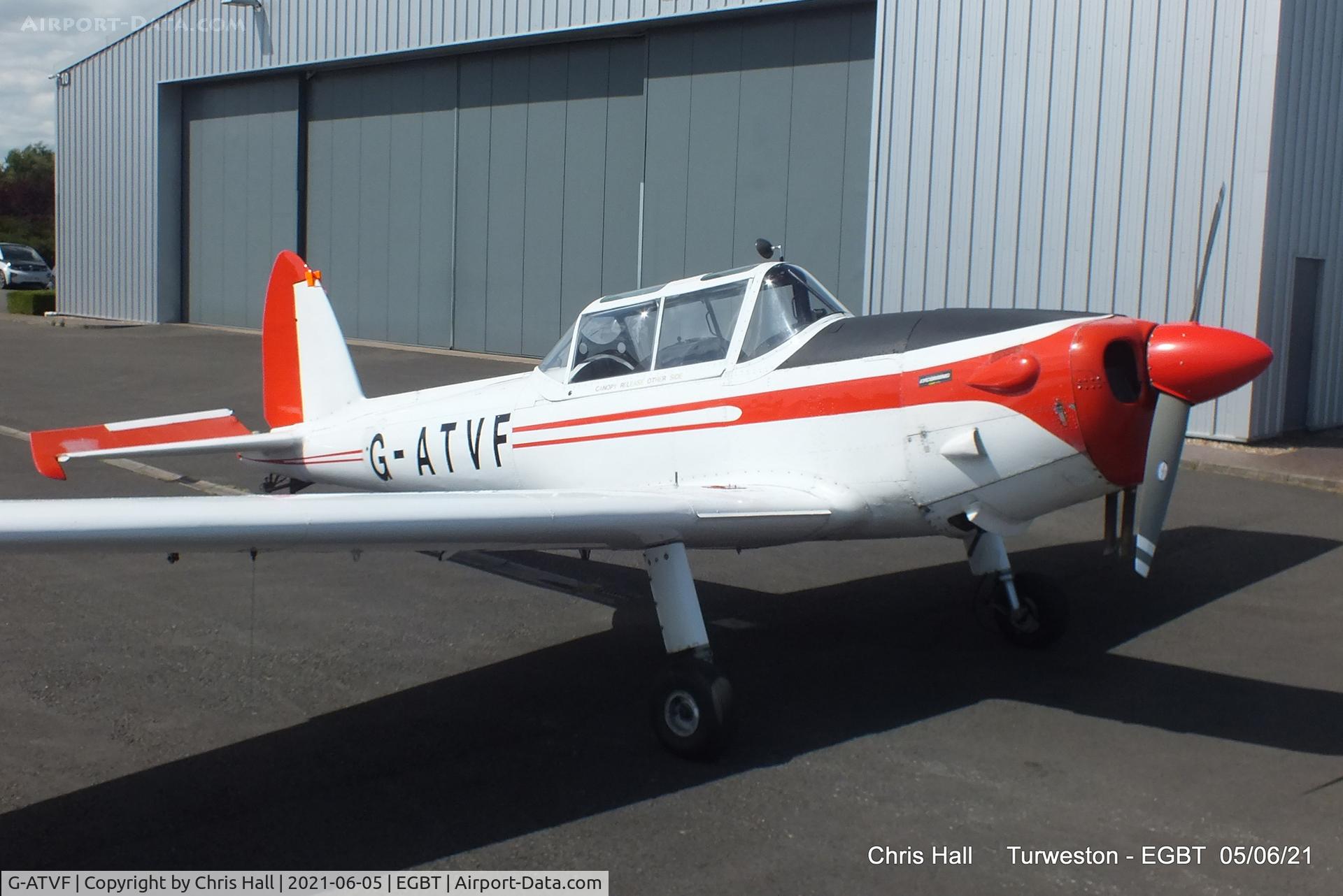 G-ATVF, 1966 De Havilland DHC-1 Chipmunk 22 C/N C1/0265, Turweston