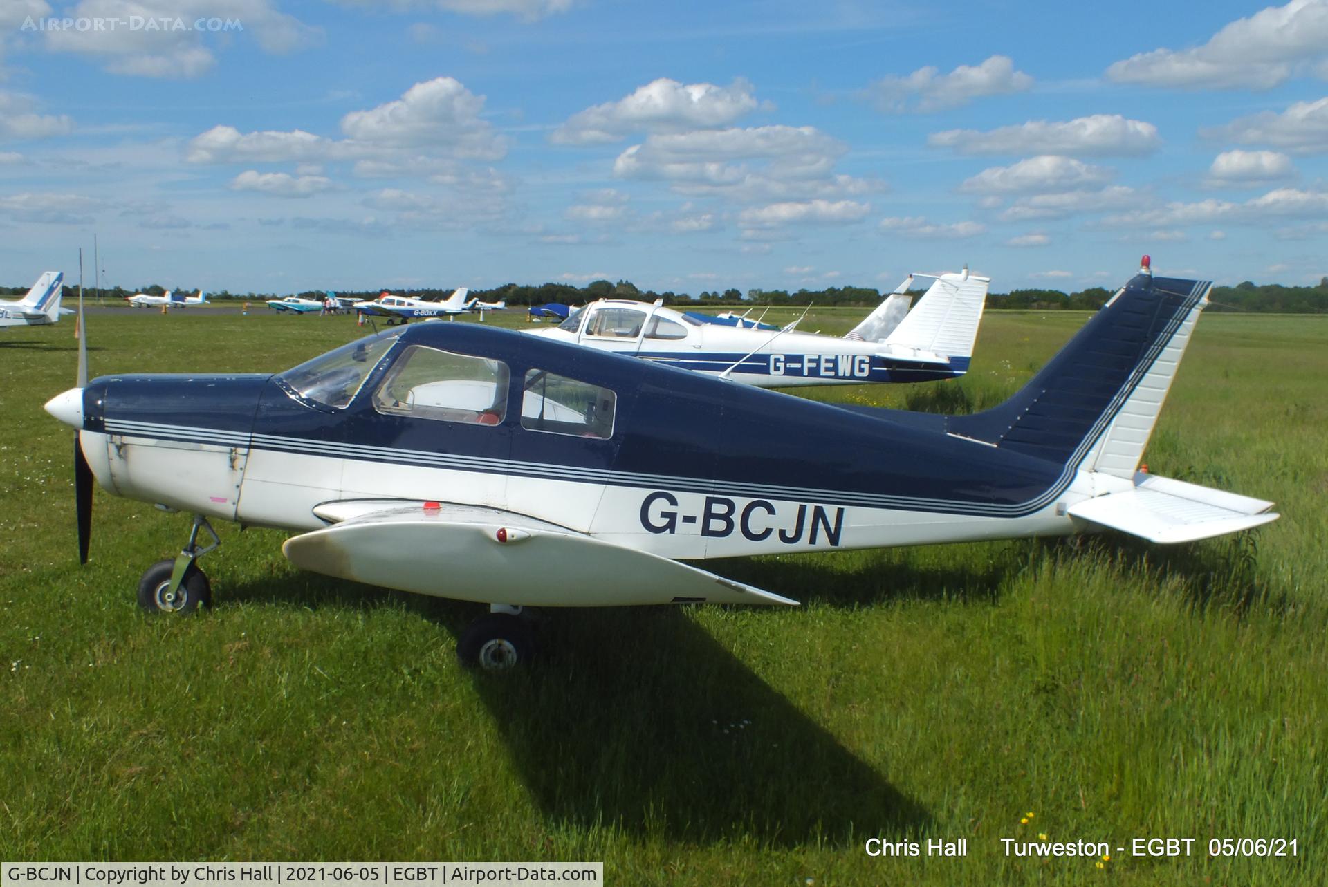 G-BCJN, 1974 Piper PA-28-140 Cherokee Cruiser C/N 28-7425350, Turweston
