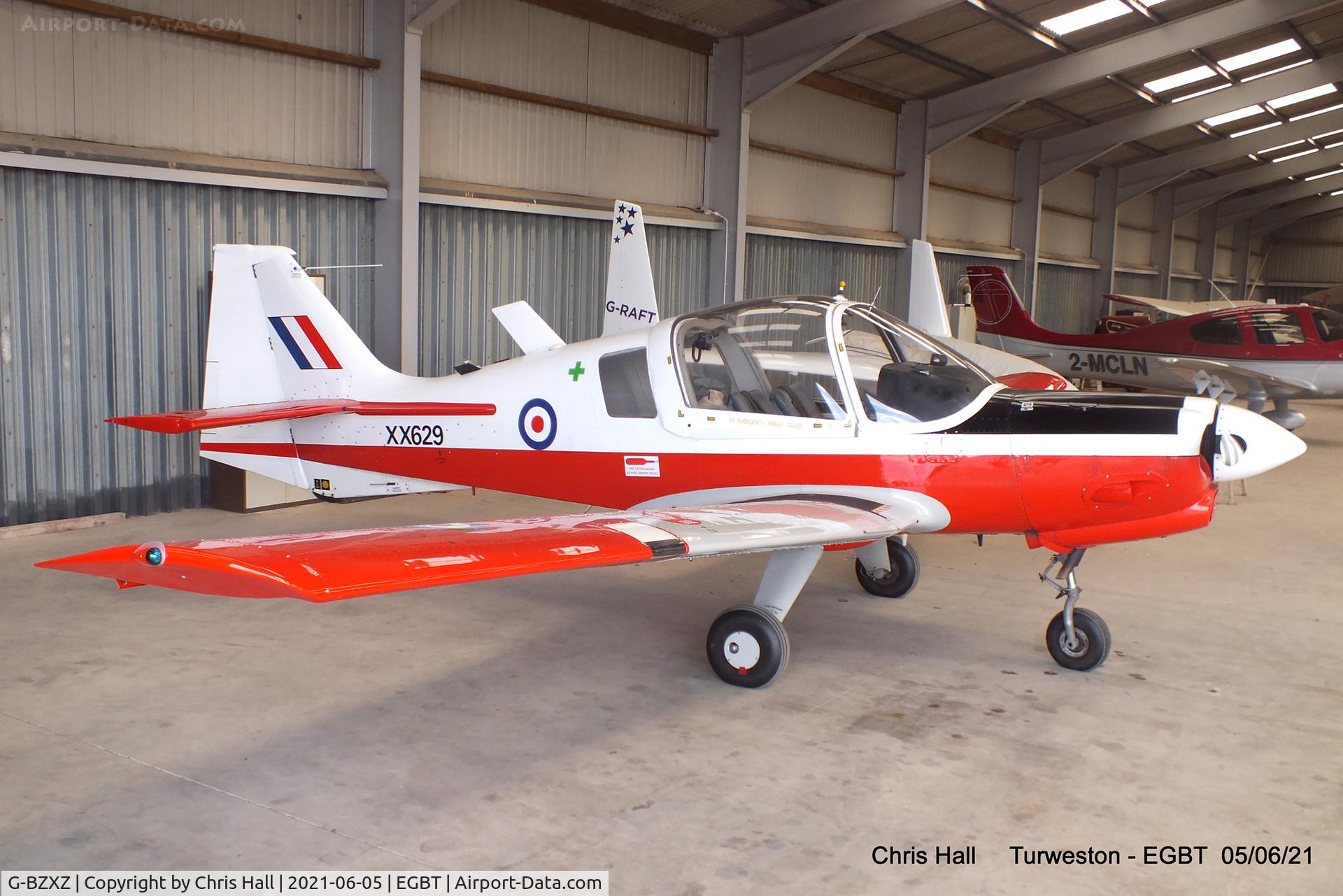 G-BZXZ, 1974 Scottish Aviation Bulldog T.1 C/N BH120/294, Turweston
