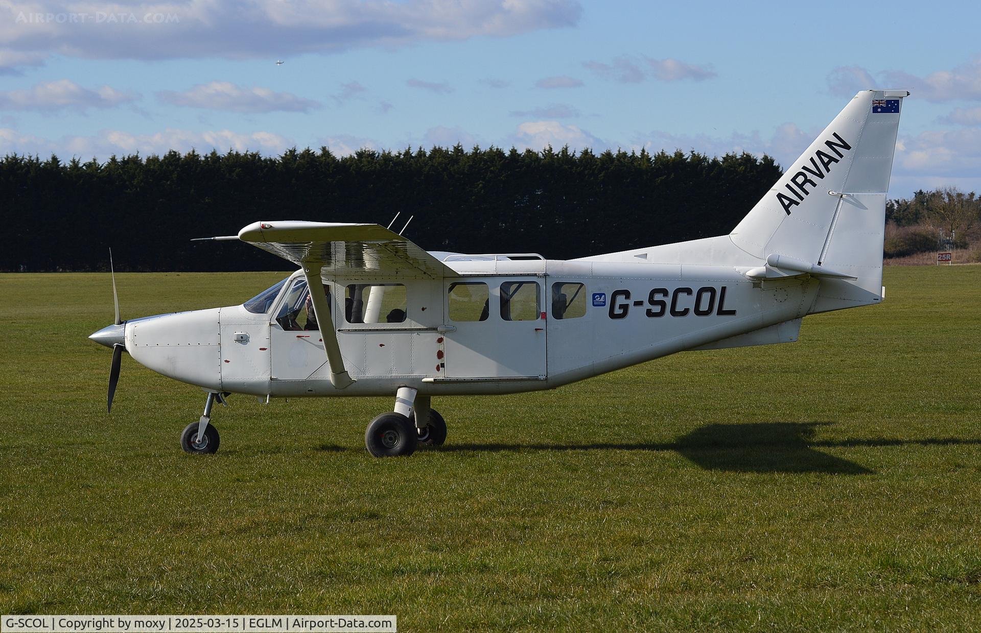 G-SCOL, 2006 Gippsland GA-8 Airvan C/N GA8-05-088, Gippsland GA-8 Airvan at White Waltham. 