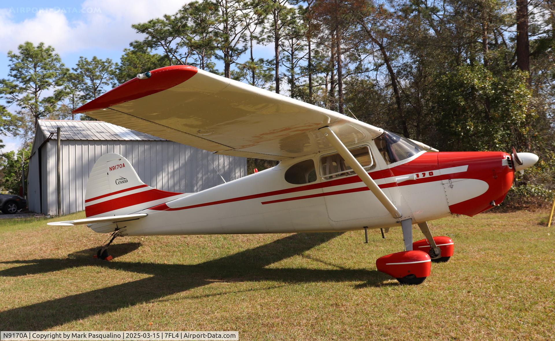 N9170A, 1950 Cessna 170A C/N 19361, Cessna 170A