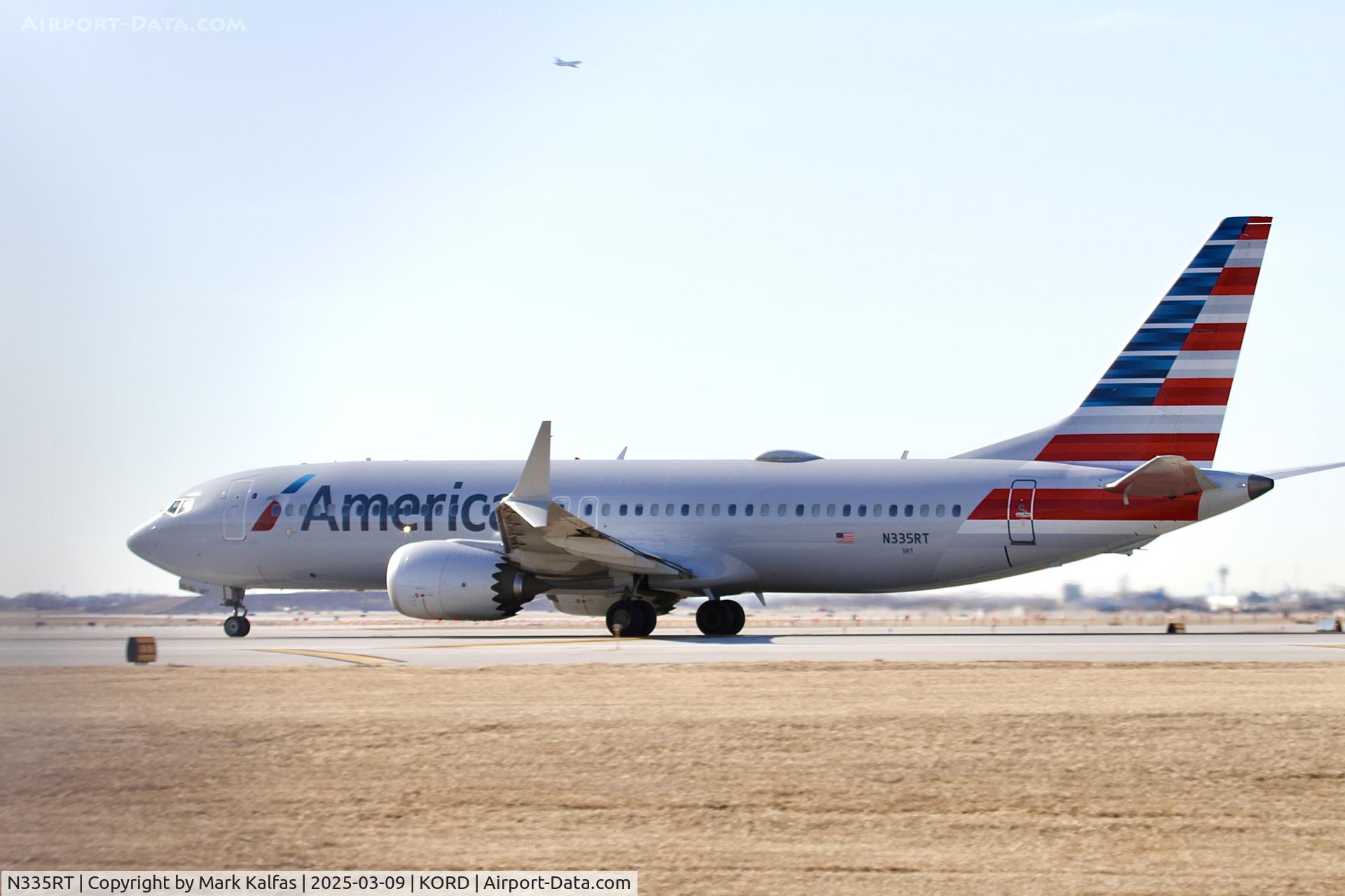 N335RT, 2018 Boeing 737-8 MAX C/N 44461, B38M American Airlines Boeing 737-8 MAX N335RT AA818 ORD-MIA