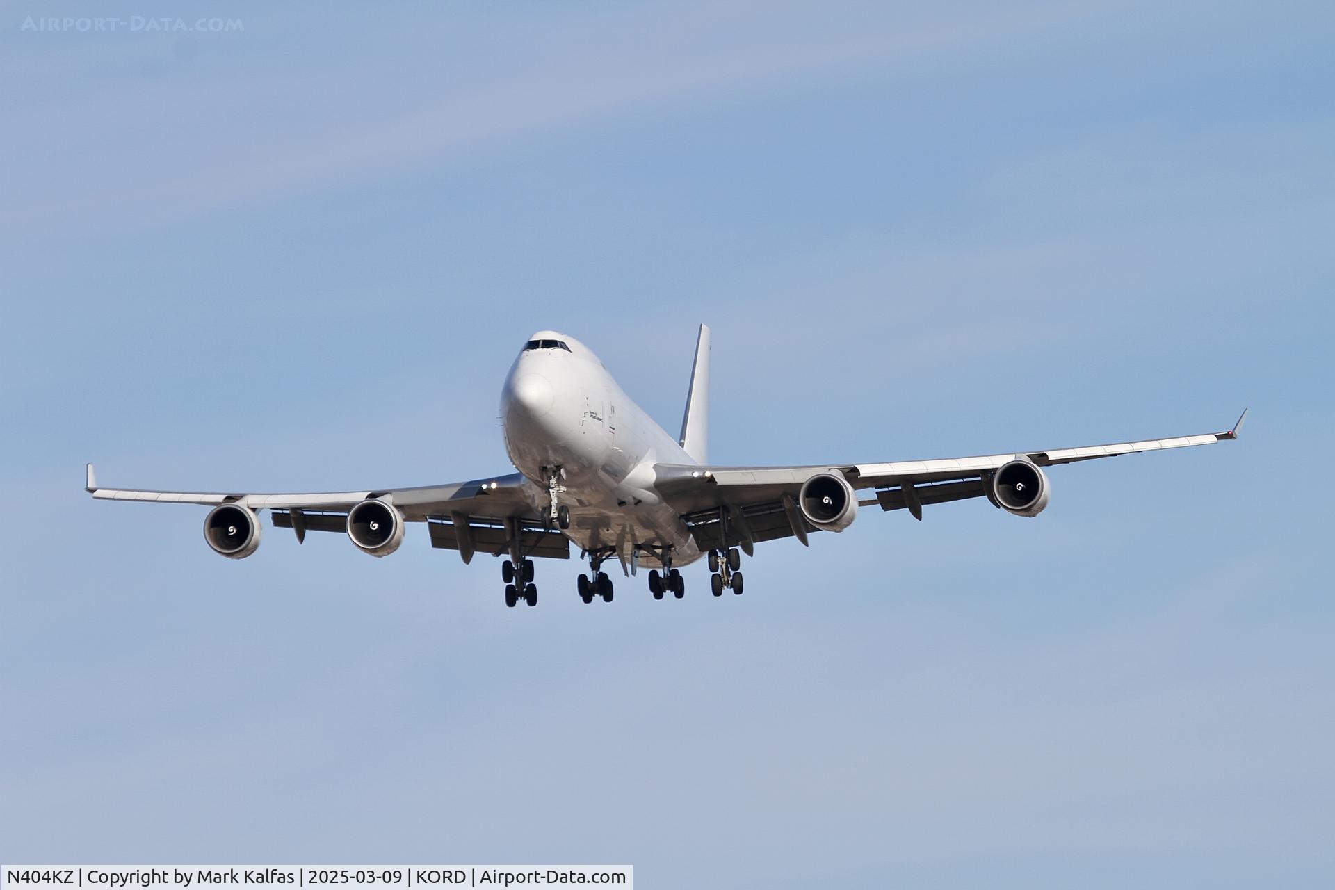 N404KZ, 2006 Boeing 747-481F(SCD) C/N 34283, B744 ATLAS AIR Boeing 747-481F(SCD) N404KZ GTI4304 ANC-ORD, slamming it on the deck 28R with a 30 mph cross wind at O'Hare.