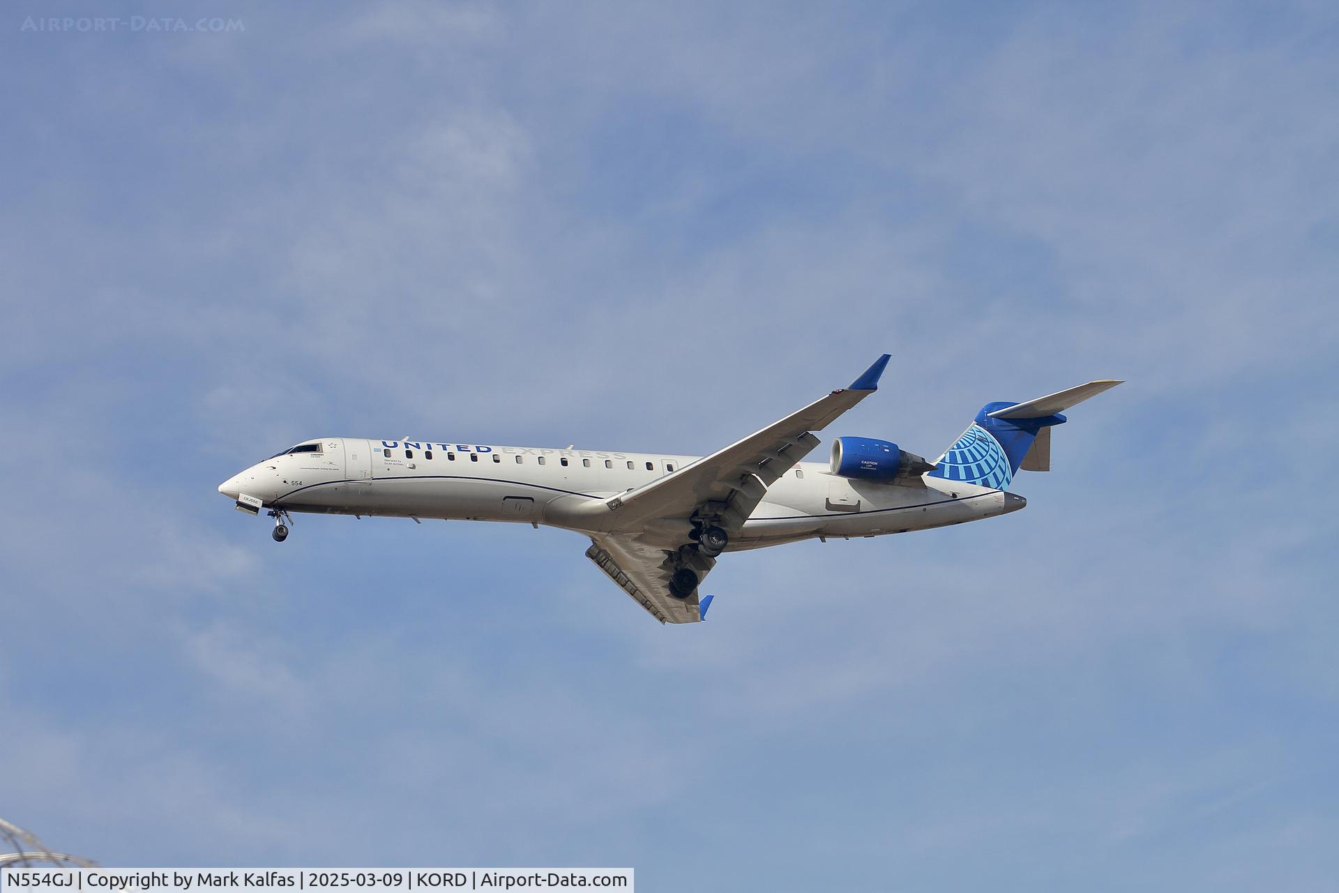 N554GJ, 2009 Bombardier CRJ-702 (CL-600-2C10) C/N 10297, CRJ7 GoJet/United Express Bombardier CRJ-702 (CL-600-2C10) CRJ-550 N554GJ GJS4194 MEM- ORD