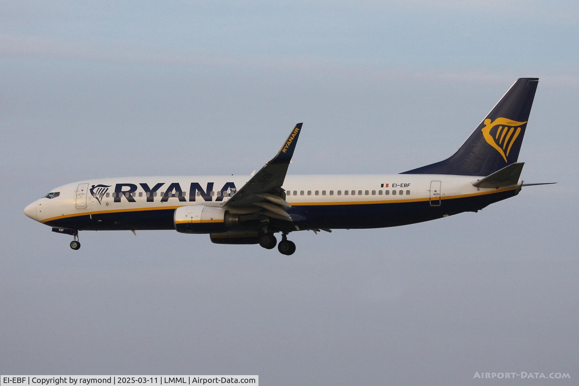 EI-EBF, 2009 Boeing 737-8AS C/N 37524, B737-800 EI-EBF Ryanair