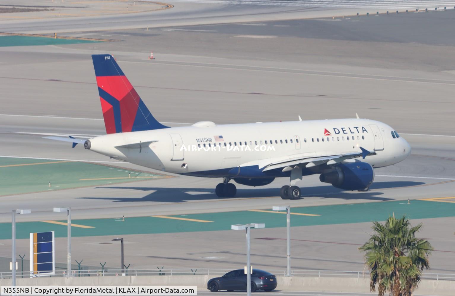 N355NB, 2002 Airbus A319-114 C/N 1839, DAL A319 zx lax-sat