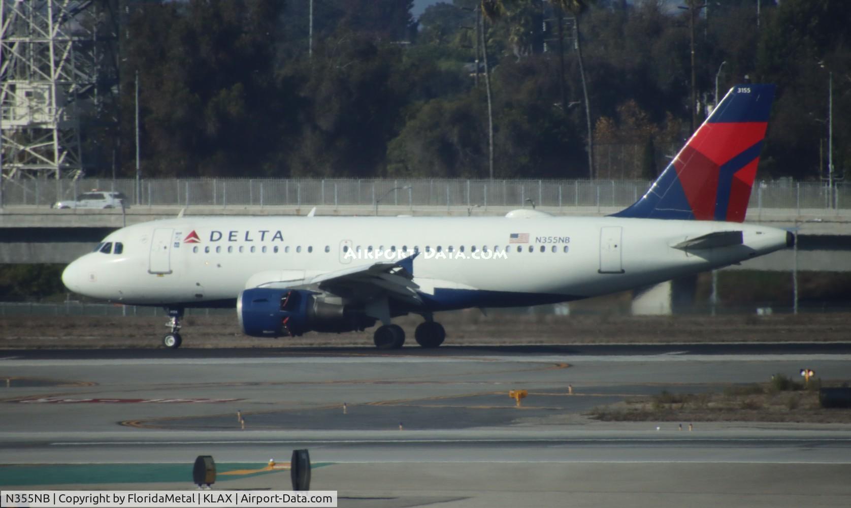 N355NB, 2002 Airbus A319-114 C/N 1839, DAL A319 zx den-lax