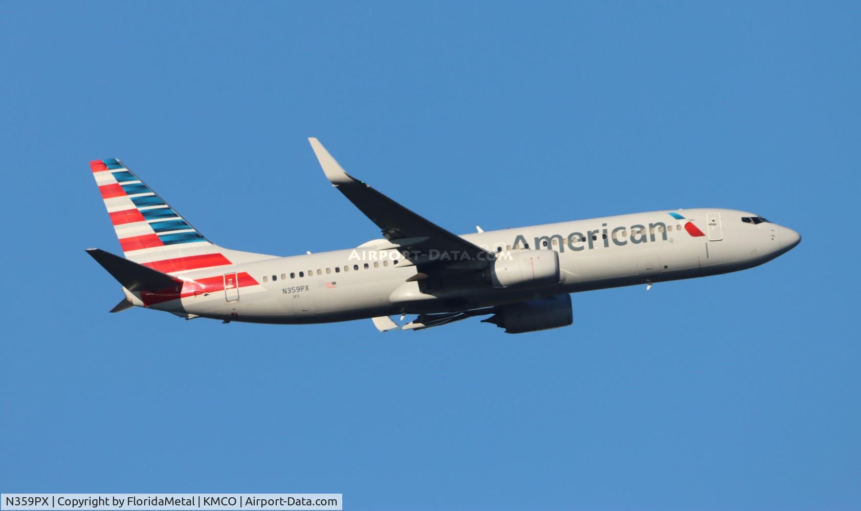 N359PX, 2017 Boeing 737-823 C/N 31280, AAL 738 zx mco-ord