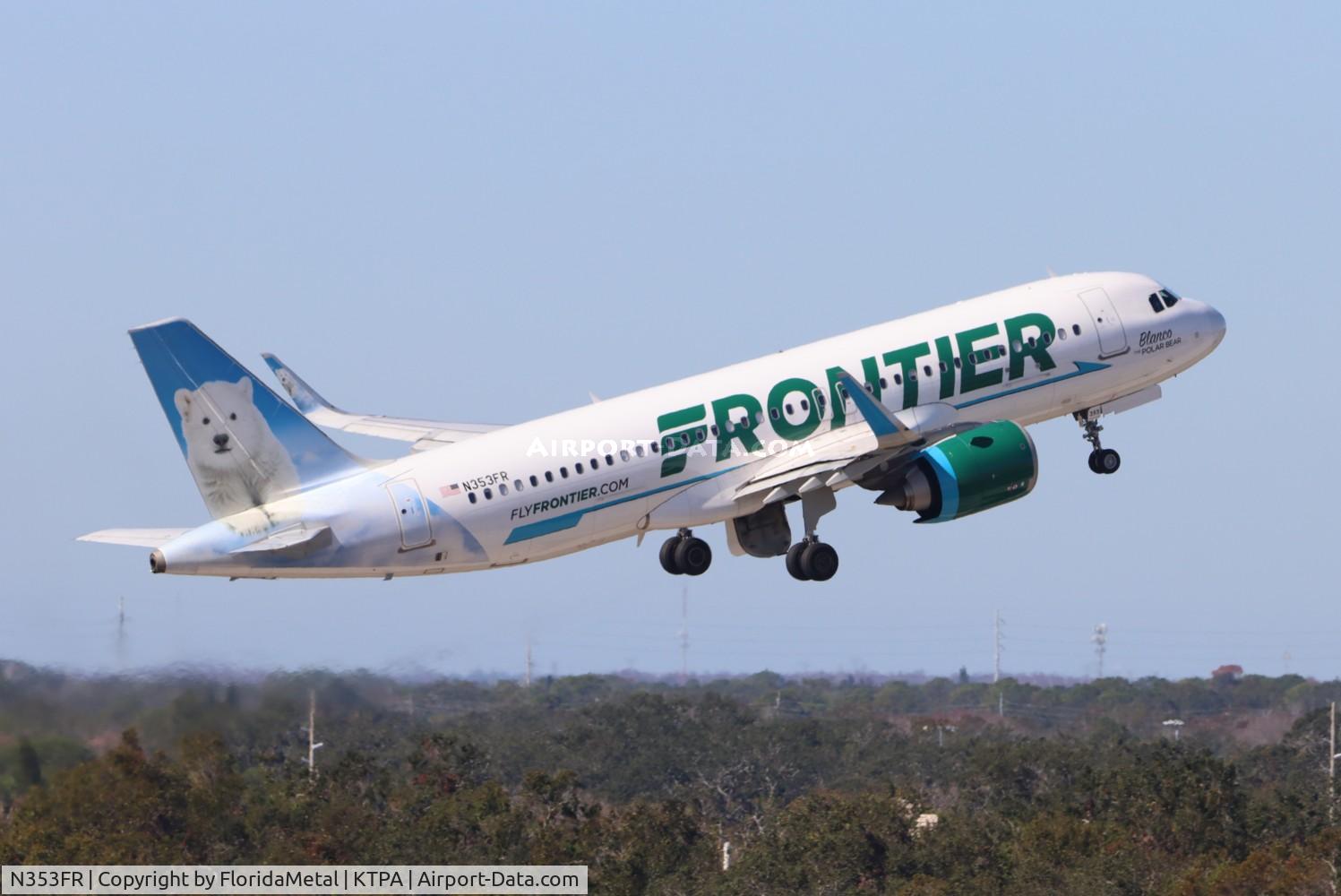 N353FR, 2019 Airbus A320-251N C/N 8977, FFT A32N Blanco zx tpa-bwi