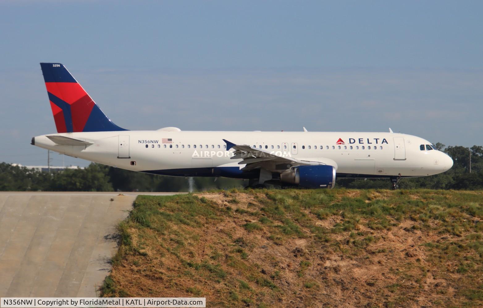 N356NW, 1998 Airbus A320-212 C/N 818, DAL A320 zx atl-alb