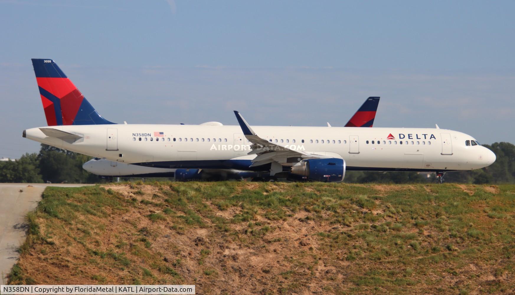 N358DN, 2018 Airbus A321-211 C/N 8316, DAL A321 zx atl-pwm
