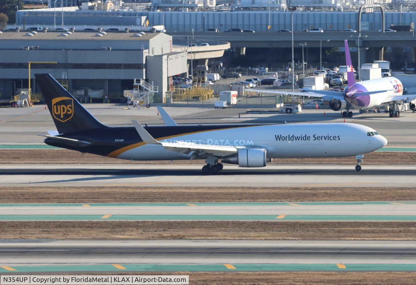N354UP, 2012 Boeing 767-34AF/ER C/N 37862, UPS 767-300F zx sdf-lax