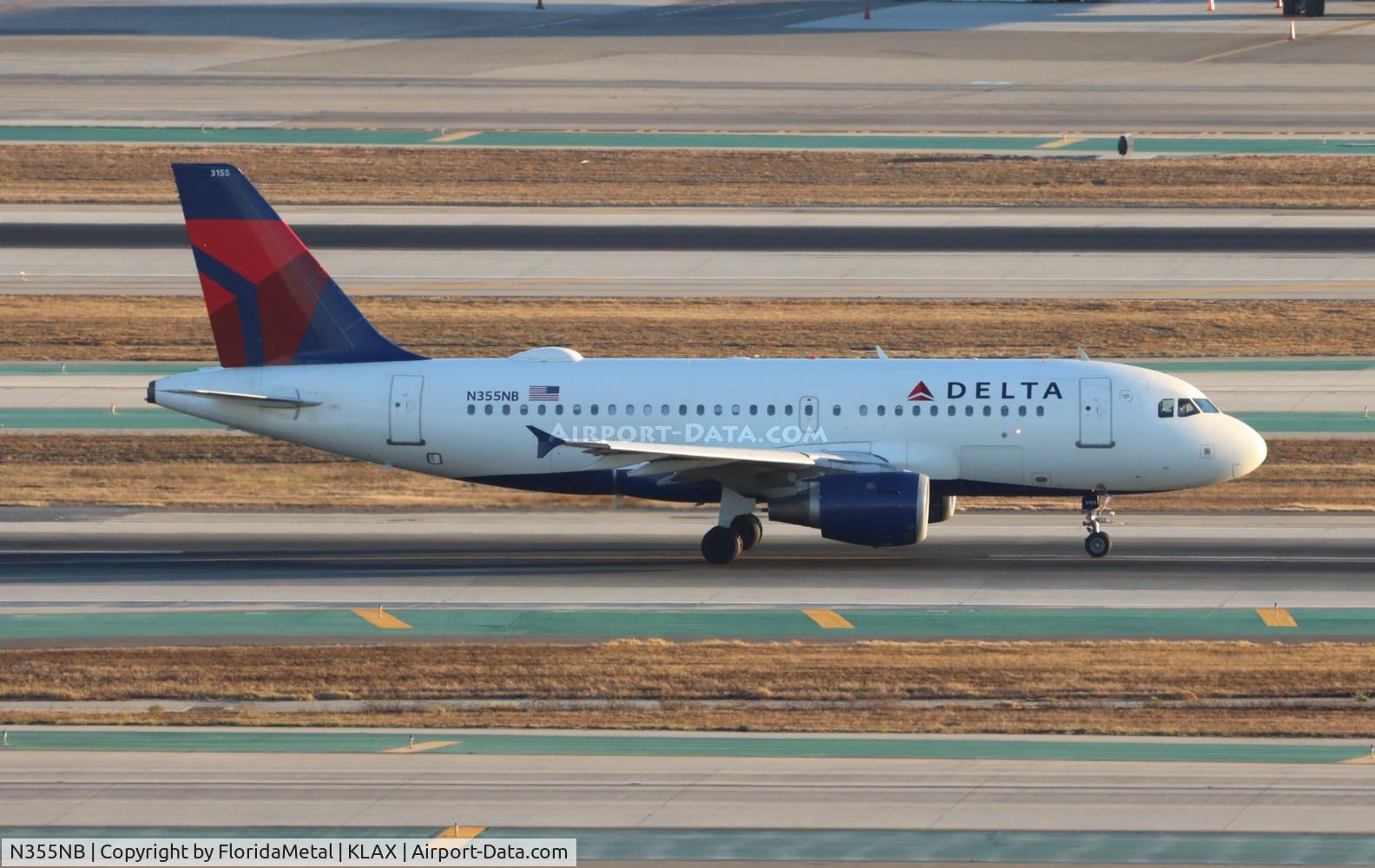 N355NB, 2002 Airbus A319-114 C/N 1839, DAL A319 zx lax-dfw