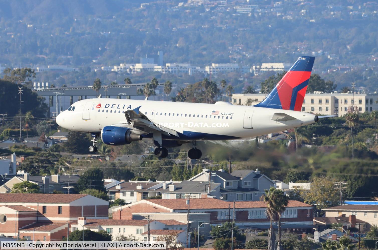 N355NB, 2002 Airbus A319-114 C/N 1839, DAL A319 zx dsm-lax