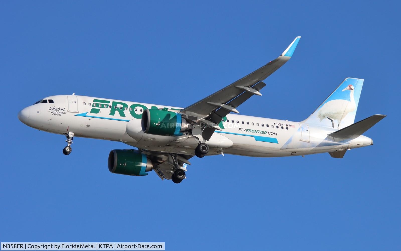 N358FR, 2019 Airbus A320-251N C/N 9068, FFT A32N Ichabod zx  bos-tpa