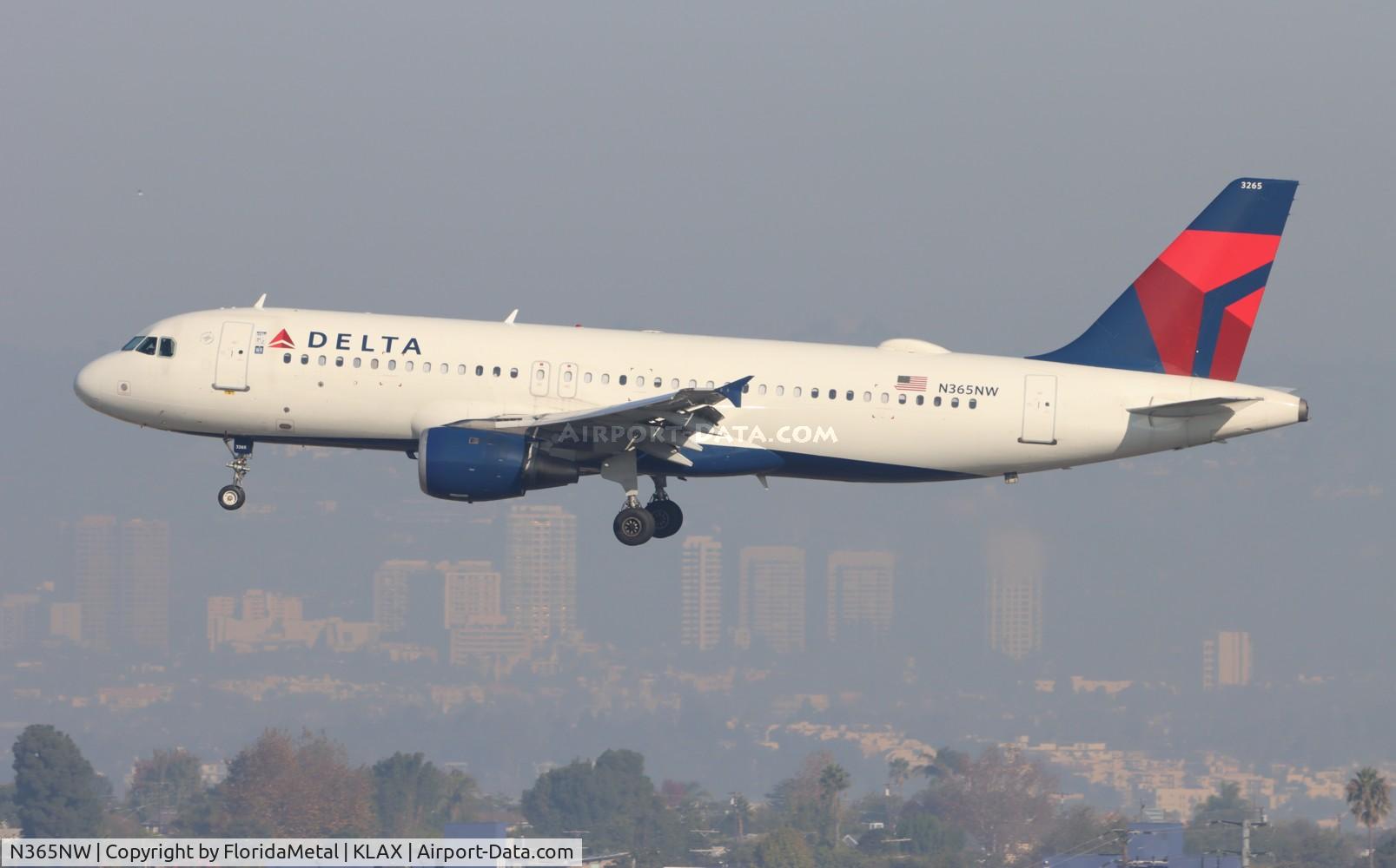 N365NW, 1999 Airbus A320-212 C/N 0964, DAL A320 zx slc-lax