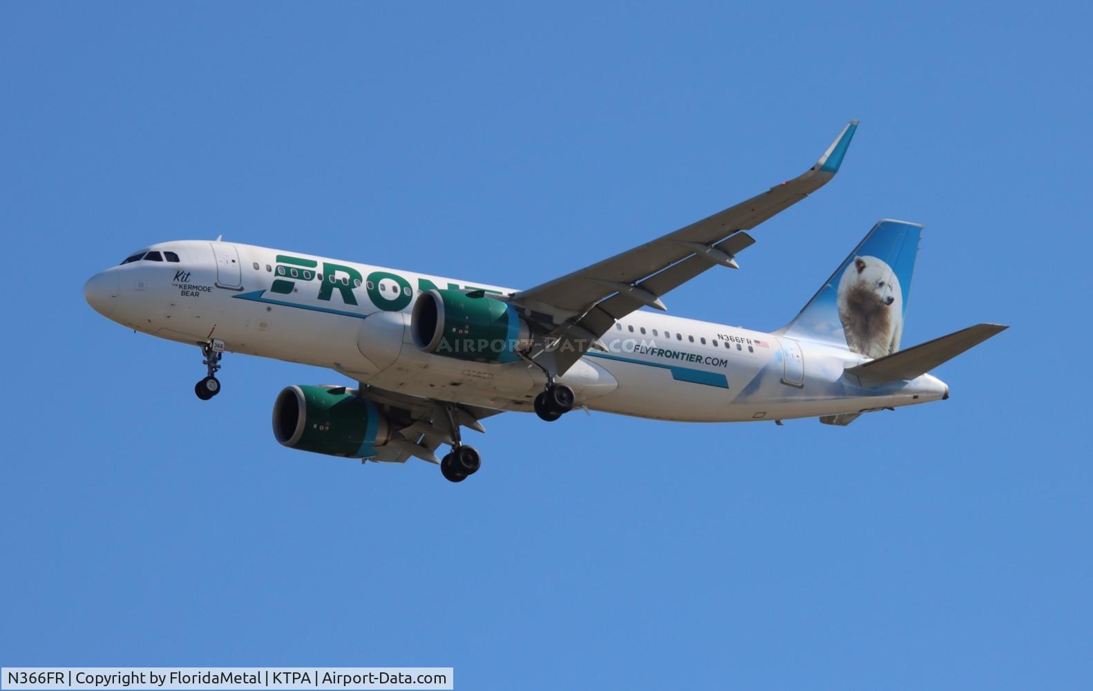 N366FR, 2020 Airbus A320-251N C/N 9465, FFT A32N Kit zx  cle-tpa