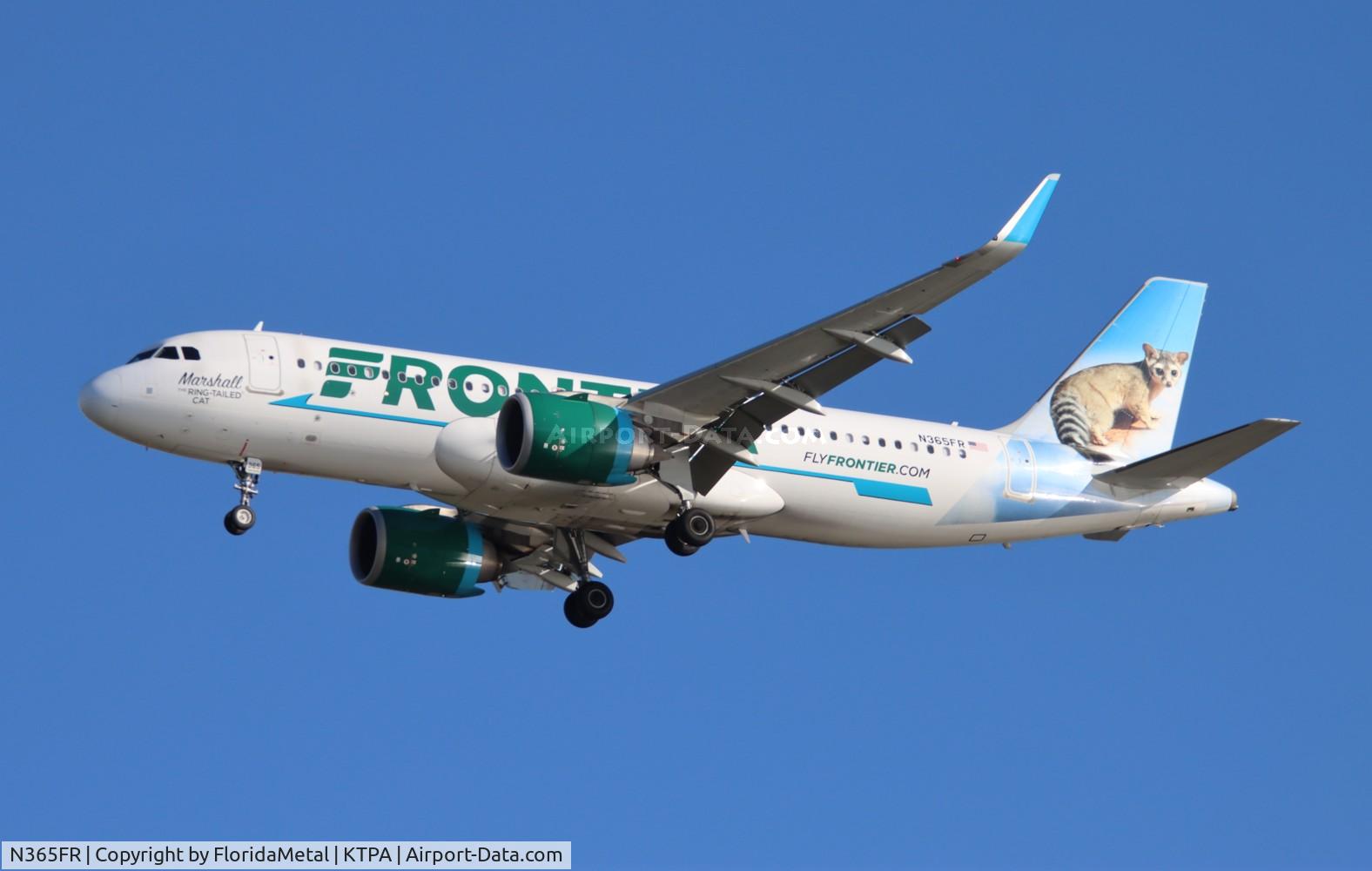 N365FR, 2019 Airbus A320-251N C/N 9340, FFT A32N Marshall zx atl-tpa