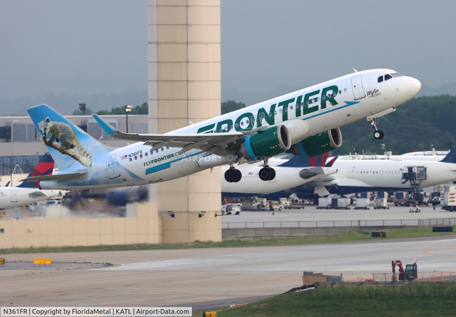 N361FR, 2019 Airbus A320-251N C/N 9221, FFT A32N Wylie zx atl-msp