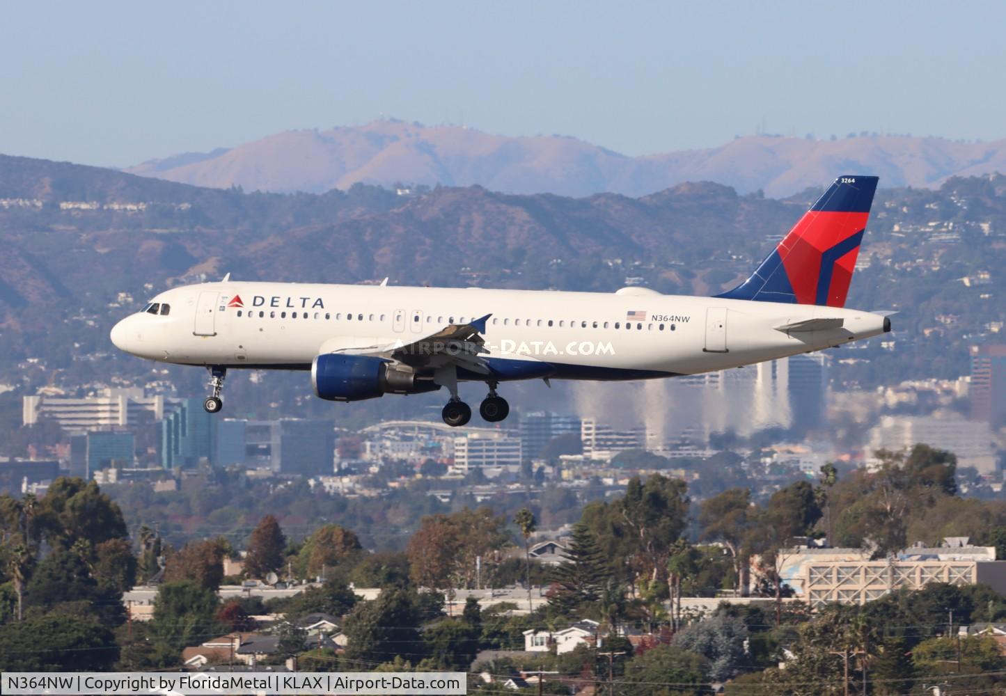 N364NW, 1999 Airbus A320-212 C/N 0962, DAL A320 zx aus-lax