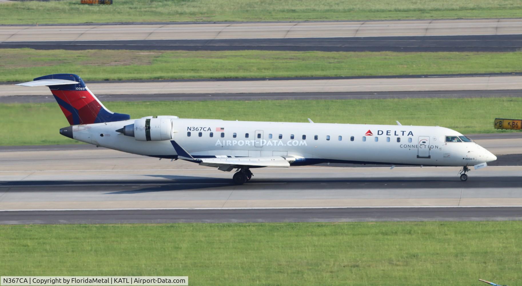 N367CA, 2002 Bombardier CRJ-701 (CL-600-2C10) Regional Jet C/N 10069, END/DAL CR7 zx aex-atl