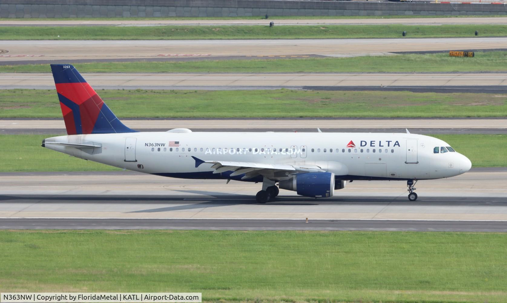 N363NW, 1998 Airbus A320-212 C/N 0923, DAL A320 zx dca-atl