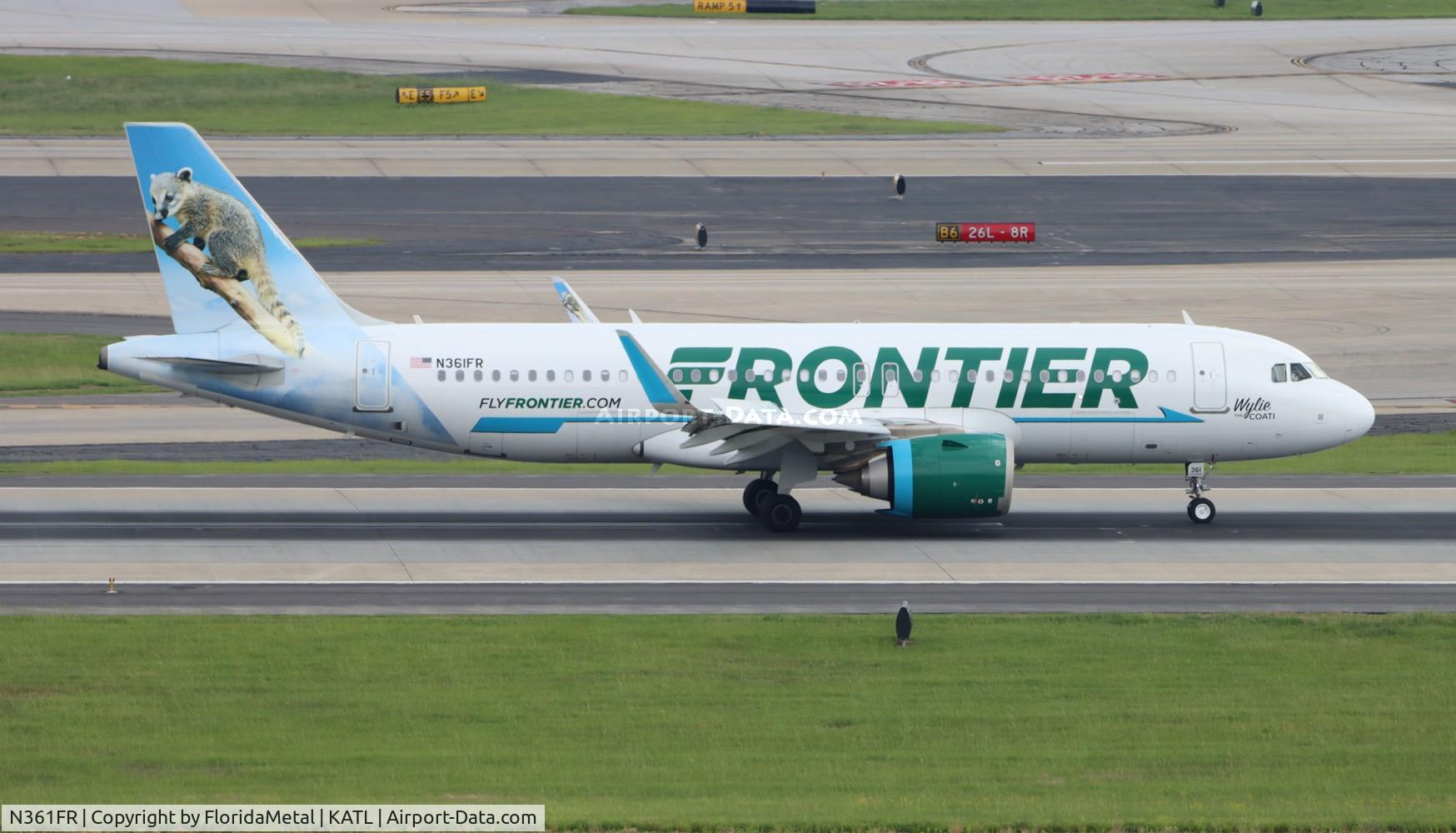 N361FR, 2019 Airbus A320-251N C/N 9221, FFT A32N Wylie zx cle-atl