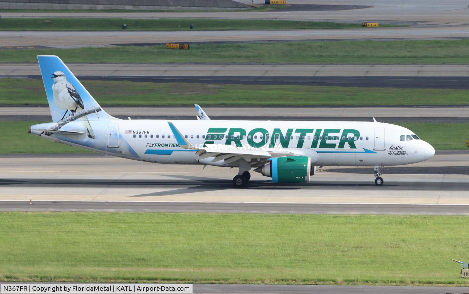 N367FR, 2020 Airbus A320-251N C/N 9484, FFT A32N Austin zx phl-atl