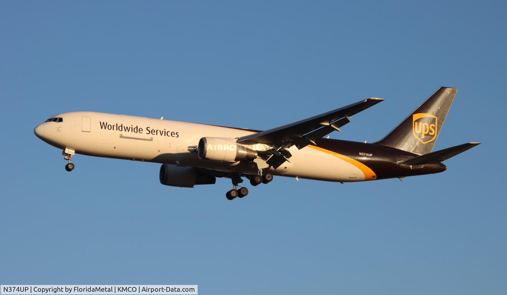 N374UP, 2020 Boeing 767-34AF/ER C/N 65909, UPS 767-300F zx sdf-mco